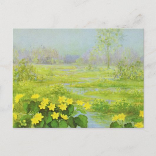 Carte Postale Cowslip par Cargill, 1937 (Devant)