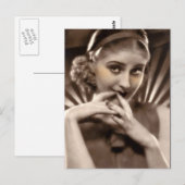Carte Postale Coy Beauty (Devant / Derrière)