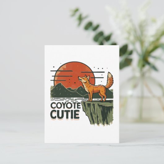 Carte Postale Coyote (Debout devant)