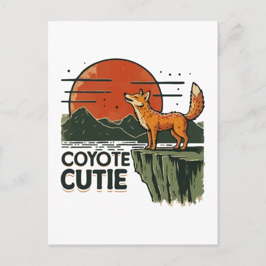 Carte Postale Coyote (Devant)