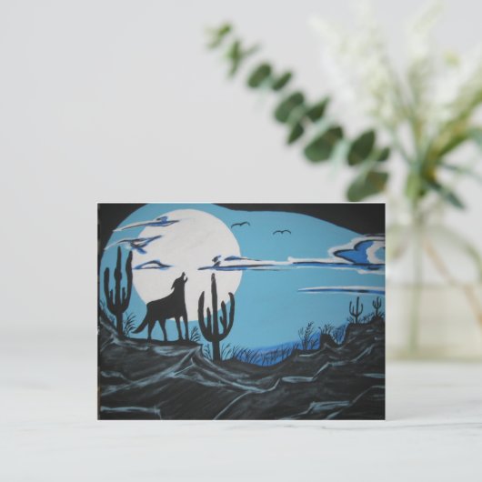 Carte Postale Coyote (Debout devant)