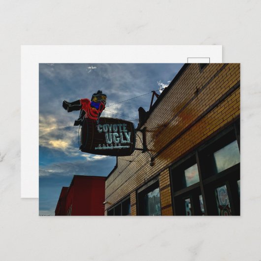 Carte Postale Coyote Ugly (Devant / Derrière)