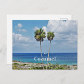 Carte Postale Cozumel, île mexicaine, (Devant / Derrière)