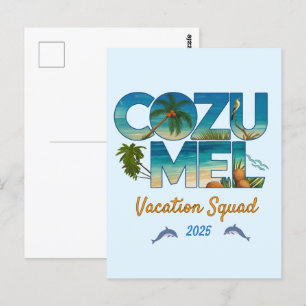 Carte Postale Cozumel Vacation 2025 Tropical Getaway Adventure