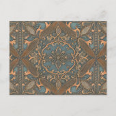 Carte Postale Cozy old pattern (Devant)