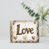 Carte Postale Cozy Romantic Valentines Day Clipart (Debout devant)