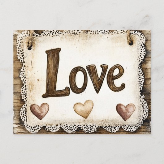 Carte Postale Cozy Romantic Valentines Day Clipart (Devant)