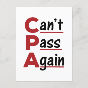 Carte Postale CPA ne peut pas passer à nouveau drôle Acronyme co