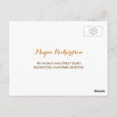 Carte Postale cr pour Effie (Dos)