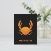 Carte Postale Crab orange (Debout devant)