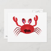 Carte Postale Crabe (Devant / Derrière)