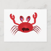 Carte Postale Crabe (Devant)