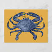 Carte Postale Crabe bleu (Devant)