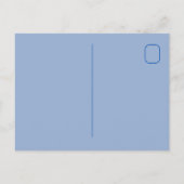 Carte Postale Crabe bleu et blanc côtier (Dos)