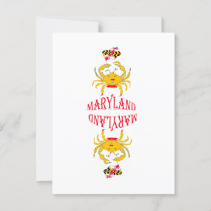 Carte Postale Crabe dans le Maryland