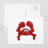 Carte Postale Crabe de ballon (Devant / Derrière)