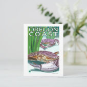 Carte Postale Crabe de la côte de l'Oregon (Debout devant)