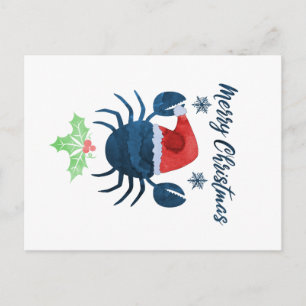 Carte Postale Crabe de Noël