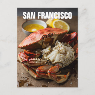 Carte Postale Crabe de San Francisco Dungeness