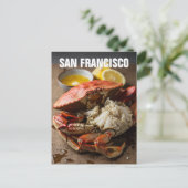Carte Postale Crabe de San Francisco Dungeness (Debout devant)