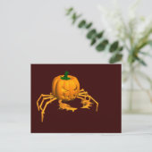 Carte Postale Crabe d'Halloween (Debout devant)