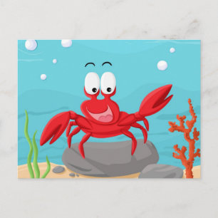 Carte Postale crabe mignon