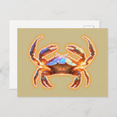 Carte Postale Crabe mignon (Devant / Derrière)