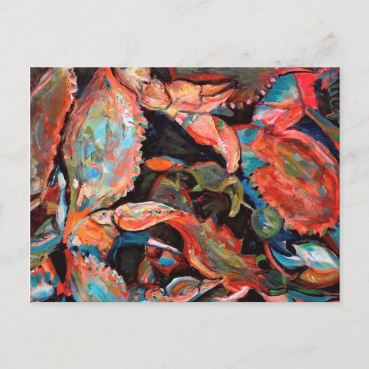 Carte Postale Crabes à boules (Devant)