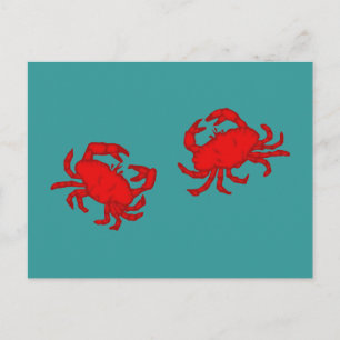 Carte Postale crabs