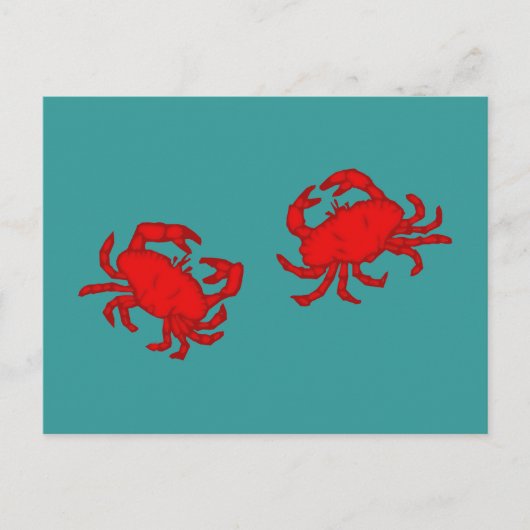Carte Postale crabs (Devant)