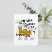 Carte Postale Crabs sur châteaux (Debout devant)