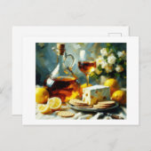 Carte Postale Crackers à vin au fromage, (Devant / Derrière)