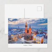 Carte postale Cracovie (Devant / Derrière)