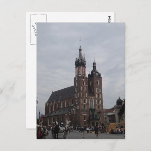 Carte Postale Cracovie (Devant / Derrière)