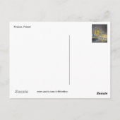 Carte Postale Cracovie la nuit (Dos)