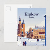 Carte Postale Cracovie, Pologne (Devant / Derrière)