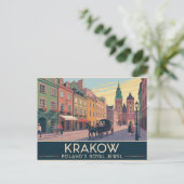 Carte Postale Cracovie Pologne (Debout devant)