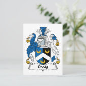 Carte Postale Craig Family Crest (Debout devant)