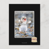 Carte Postale Craignez le Fuzzy ! (Devant)