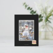 Carte Postale Craignez le Fuzzy ! (Debout devant)