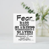 Carte Postale Craignez Le Lecteur Bass Clarinet (Debout devant)