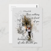 Carte Postale Craindre rien devant vous Citation Inspirationnell (Devant / Derrière)