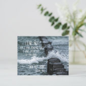 Carte Postale Crainte non pas Verse de la Bible (Debout devant)