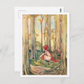 Carte Postale Cramer vintage Petit chaperon rouge (Devant / Derrière)