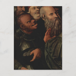 Carte Postale Cranach d. J., Lucas Christus und die Ehebrecherin