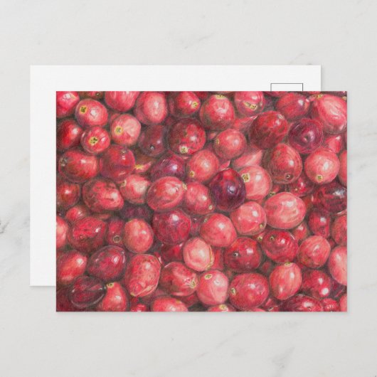 Carte Postale Cranberries Still Life (Devant / Derrière)