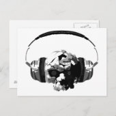 carte postale crâne (Devant / Derrière)