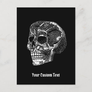Carte postale crâne
