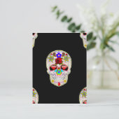 Carte Postale crâne à sucre (Debout devant)