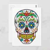 Carte Postale Crâne à sucre (Devant / Derrière)